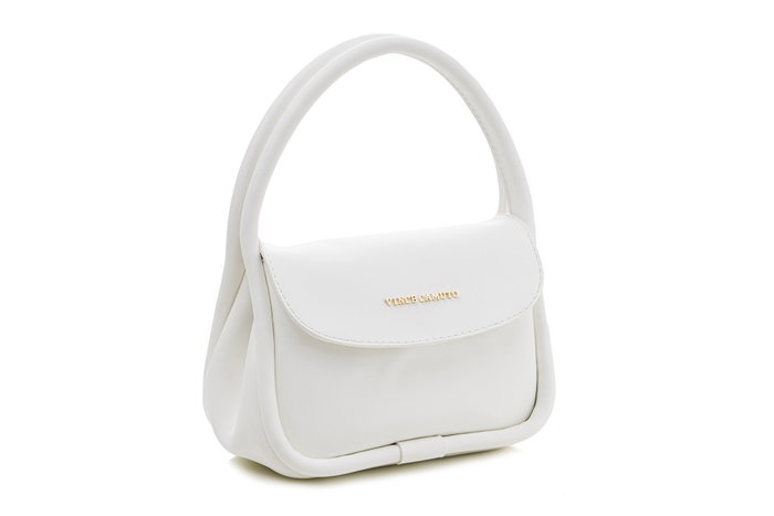 Vince Camuto Bolso Como - White Blanco Piel de Polivinilo 19x15x9 cm